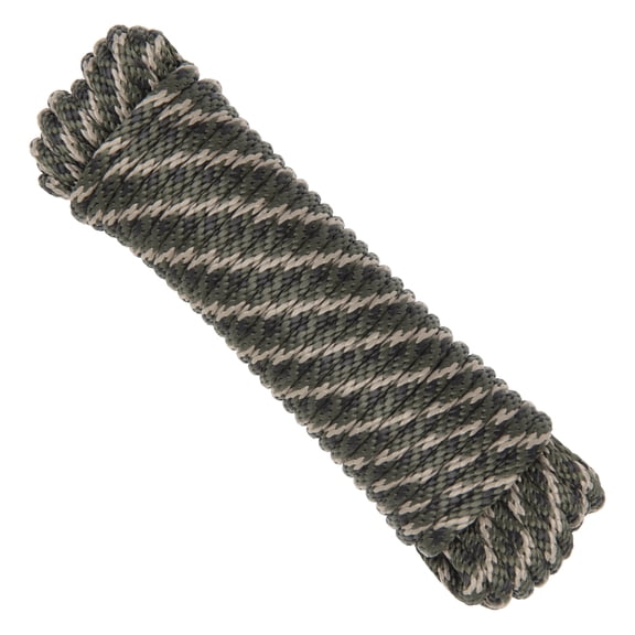 Vanish Multipurpose Outdoor Rope, 50 Ft 1/4" Rope, Camo
