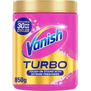 Vanish Turbo Fast Acting Stain Remover Powder, 850g