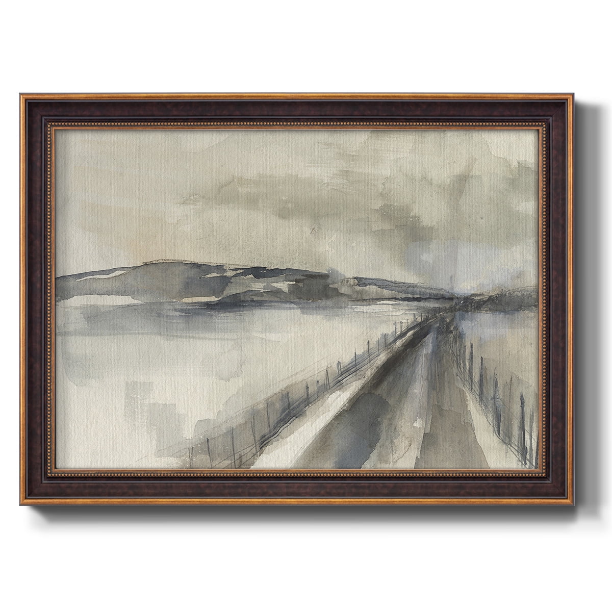 Vanishing Pathway II Premium Framed Canvas- Ready to Hang