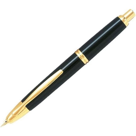 Vanishing Point Fountain Pen Black & Broad