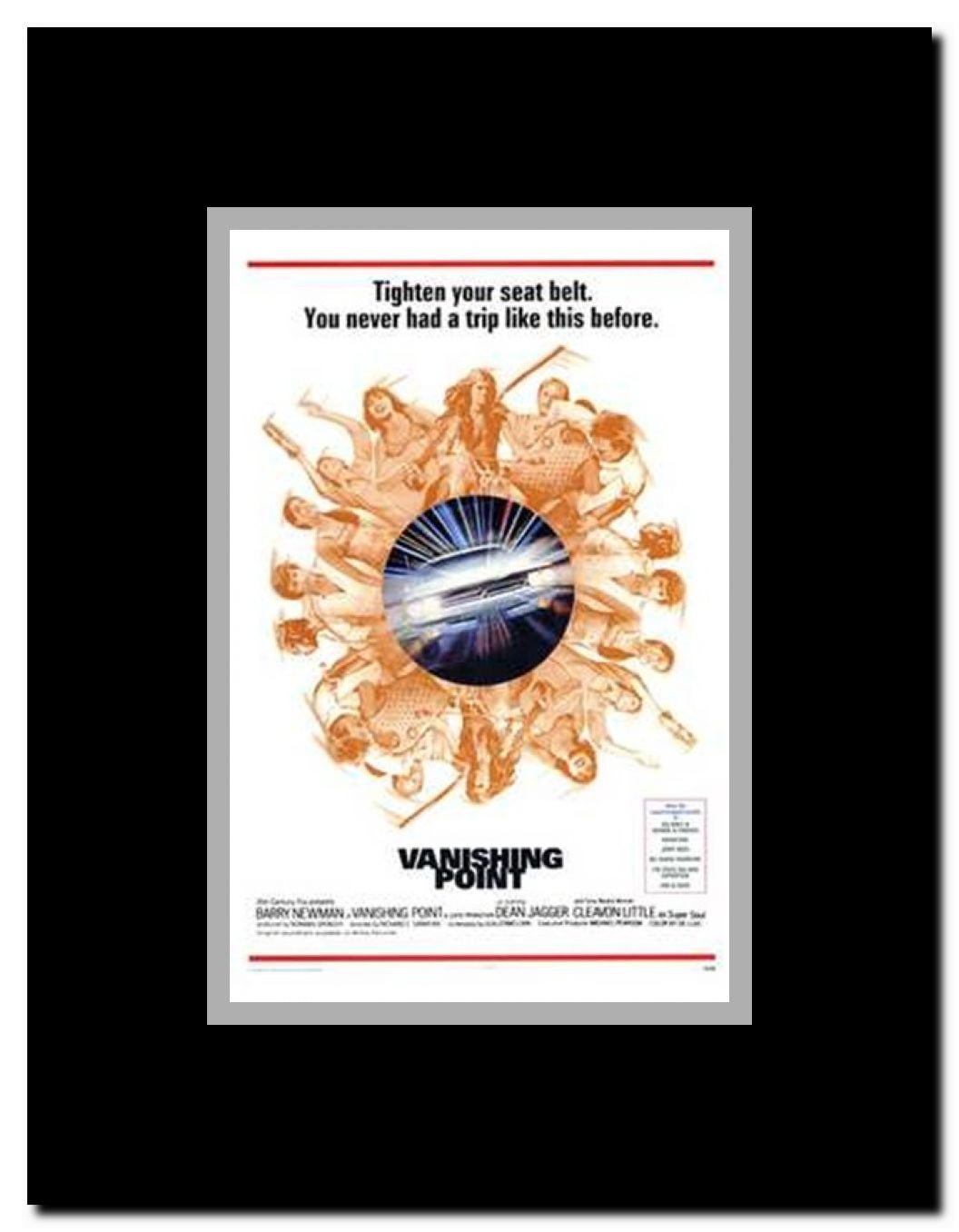 Vanishing Point Framed Movie Poster