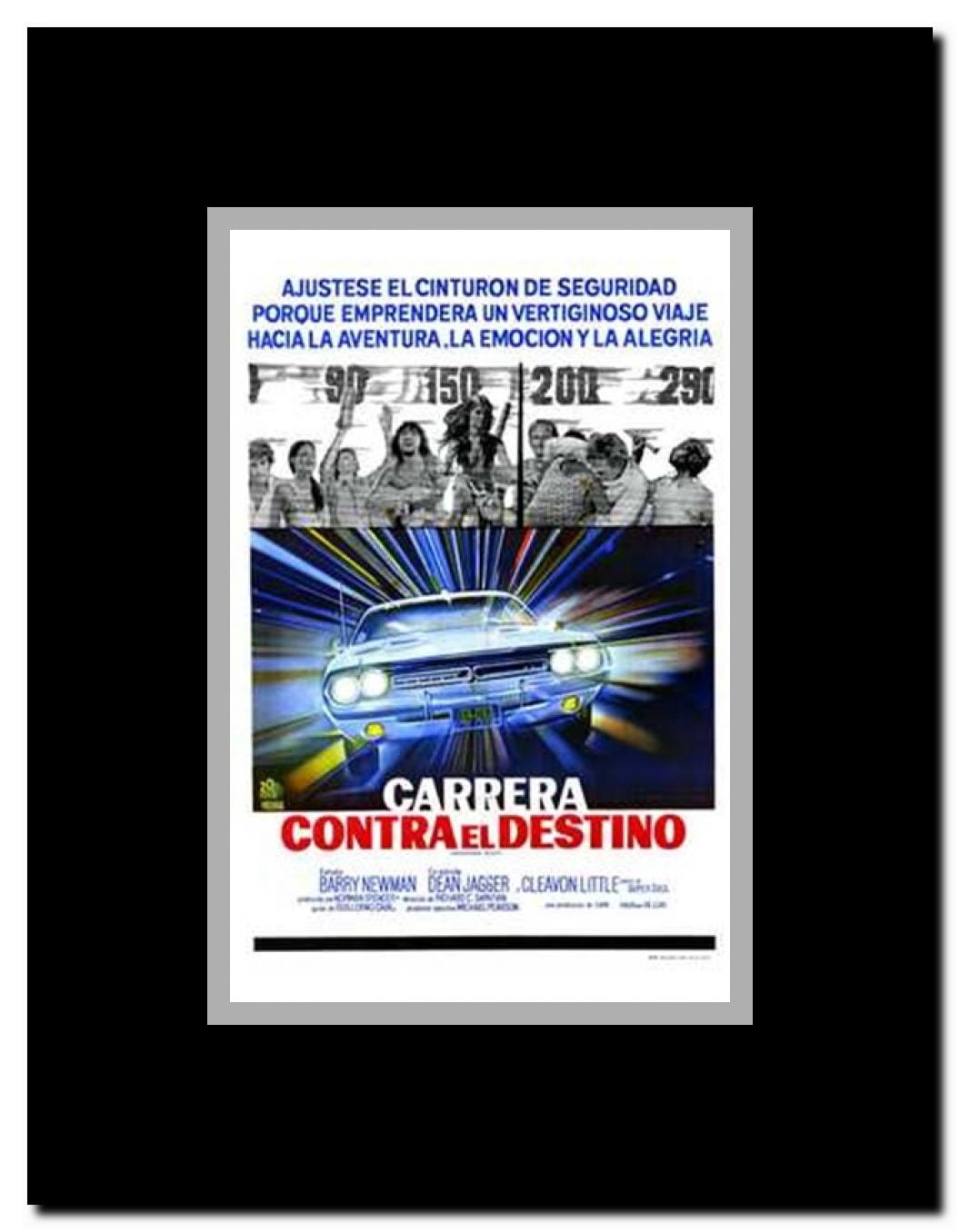 Vanishing Point Framed Movie Poster