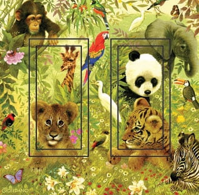 Vanishing Species Double Rocker SwitchStix Peel and Stick Art Deco