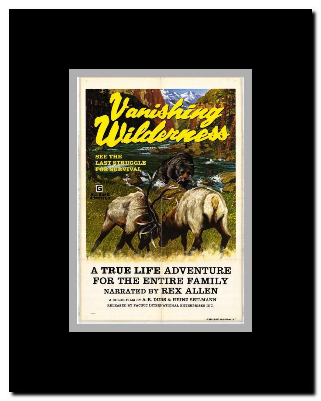 Vanishing Wilderness Framed Movie Poster