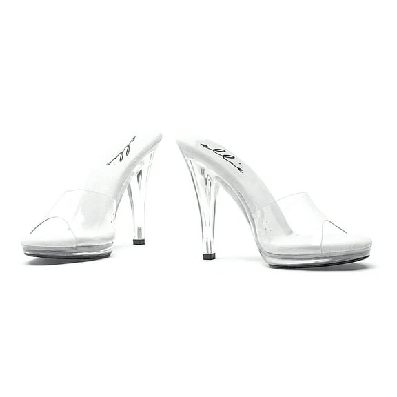 Vanity 4.5" Heel Clear Mule Shoe