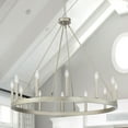 thumbnail image 1 of Vanity Art 12 Lights Wagon Wheel Chandelier Lighting Farmhouse Candle Ceiling Light Fixtures for Living Room Kitchen Dining Room 10552AS, 1 of 10
