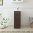 thumbnail image 1 of Vanity Art 12" W Birch Plywood Freestanding Single Base 3 Drawers Storage Cabinet, 1 of 9