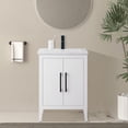 thumbnail image 1 of Vanity Art 24” Single Sink Bathroom Vanity Cabinet with Ceramic Countertop, 1 of 9