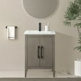 thumbnail image 1 of Vanity Art 24” Single Sink Bathroom Vanity Cabinet with Ceramic Countertop, 1 of 12