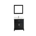 thumbnail image 1 of Vanity Art 24 inch single sink bathroom vanity set with super white engineered marble top., 1 of 10