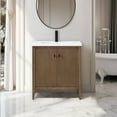 thumbnail image 1 of Vanity Art 30" Double Door Bathroom Vanity with Sink, Freestanding Storage Cabinet with Ceramic Top, and Removable Shelve, 1 of 8