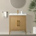 thumbnail image 1 of Vanity Art 30” Single Sink Bathroom Vanity Cabinet with Ceramic Countertop, 1 of 10