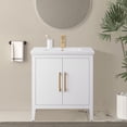 thumbnail image 1 of Vanity Art 30” Single Sink Bathroom Vanity Cabinet with Ceramic Countertop, 1 of 12