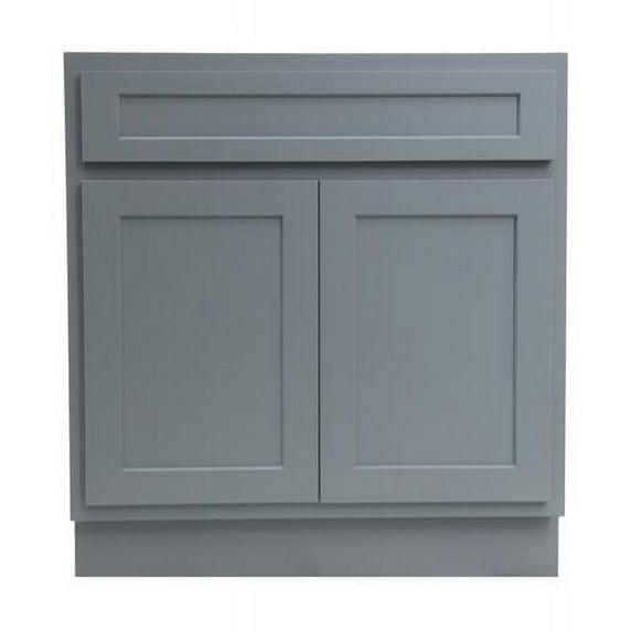 Vanity Art VA4030G 30 in. Vanity Cabinet with Knockdown, Gray