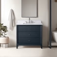 thumbnail image 1 of Vanity Art 36" Bathroom Vanity with Sink and Engineered Marble Top, Freestanding Storage Cabinet with 3 Drawers, 1 of 9