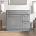 thumbnail image 1 of Vanity Art 36 Inch Single Shutter Door Bathroom Vanity Base Cabinet with 2 Functioning Shaker Drawers, Strudy Floor Mount Storage Cabinet Organizer for Bedroom, Living Room, Kitchen, VA4036-2RS, 1 of 12