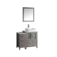 thumbnail image 1 of Vanity Art VA3124-36G 36 in. Single Sink Bathroom Vanity Set, Gray, 1 of 5