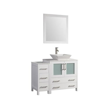 Vanity Art VA3130-42W 42 in. Single Sink Bathroom Vanity Set, White