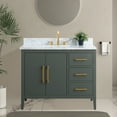 thumbnail image 1 of Vanity Art 42" Single Sink Bathroom Vanity Cabinet with Ceramic Countertop, 1 of 11