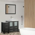 thumbnail image 1 of Vanity Art 42" Single Sink Bathroom Vanity Set with Engineered Marble Top and Free Mirror, 1 of 5