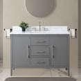 thumbnail image 1 of Vanity Art 48" Single Sink Bathroom Vanity Cabinet with Ceramic Countertop, 1 of 12