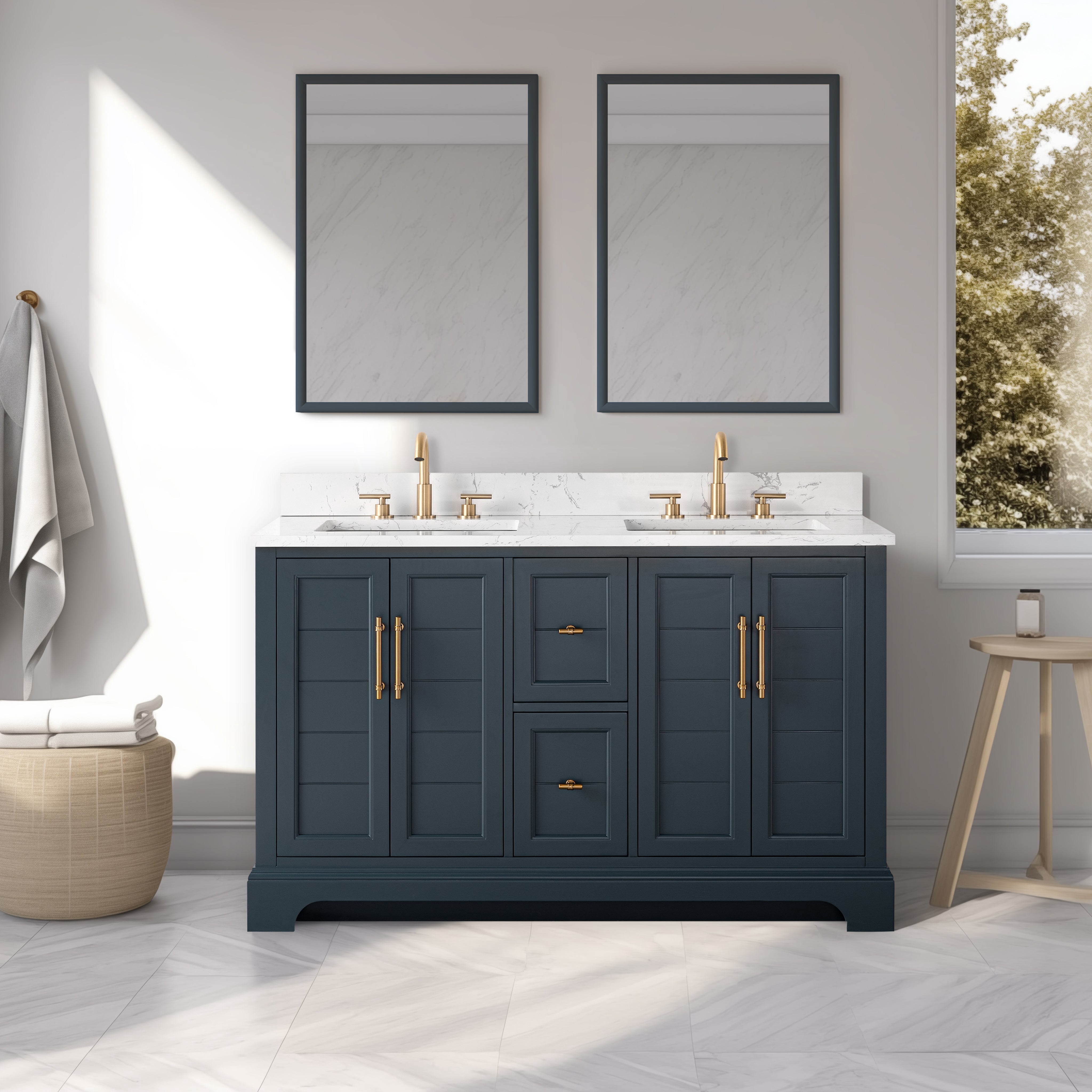 54 Inch Double Vanitynull