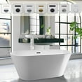 thumbnail image 1 of Vanity Art 54" Non-Slip Acrylic Freestanding Bathtub, 1 of 5