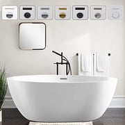Vanity Art 55" X 32" Acrylic Freestanding Bathtub