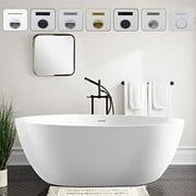 Vanity Art 55" X 32" Acrylic Freestanding Bathtub