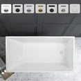 thumbnail image 1 of Vanity Art 55" x 29" Acrylic Freestanding Bathtub, 1 of 6