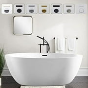 Vanity Art 55" x 32" Acrylic Freestanding Bathtub