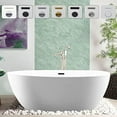 thumbnail image 1 of Vanity Art 59" X 32" Freestanding Acrylic Bathtub | Home Improvement Bathtubs with Contemporary Design for Soaking and Bathing, Overflow and Pop-up Drain, VA6834-ORB-M, 1 of 9