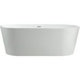 thumbnail image 1 of Vanity Art 59'' x 29.5'' Freestanding Bathtub Soaking, 1 of 5