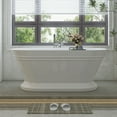 thumbnail image 1 of Vanity Art 59'' x 30'' Freestanding Soaking Bathtub, 1 of 10