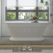 Vanity Art 59 x 30 Freestanding Soaking Bathtub