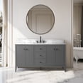 thumbnail image 1 of Vanity Art 60" Bathroom Vanity with Sink, Freestanding Storage Cabinet with Engineered Marble Top, Flip Down Tray, Drawer, and Shelve, 1 of 6