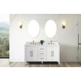 thumbnail image 1 of Vanity Art 60” Double Sink Bathroom Vanity Cabinet with Engineered Marble Countertop, 1 of 4