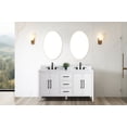 thumbnail image 1 of Vanity Art 60” Double Sink Bathroom Vanity Cabinet with Engineered Marble Countertop, 1 of 4