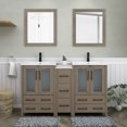 thumbnail image 1 of Vanity Art 60" Double Sink Freestanding Bathroom Vanity Set with Ceramic Top and Mirror, 1 of 9