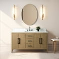 thumbnail image 1 of Vanity Art 60” Single Sink Bathroom Vanity Cabinet with Engineered Marble Countertop, 1 of 13