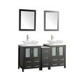 thumbnail image 1 of Vanity Art VA3124-60E 60 in. Double Sink Bathroom Vanity Set, Espresso, 1 of 5