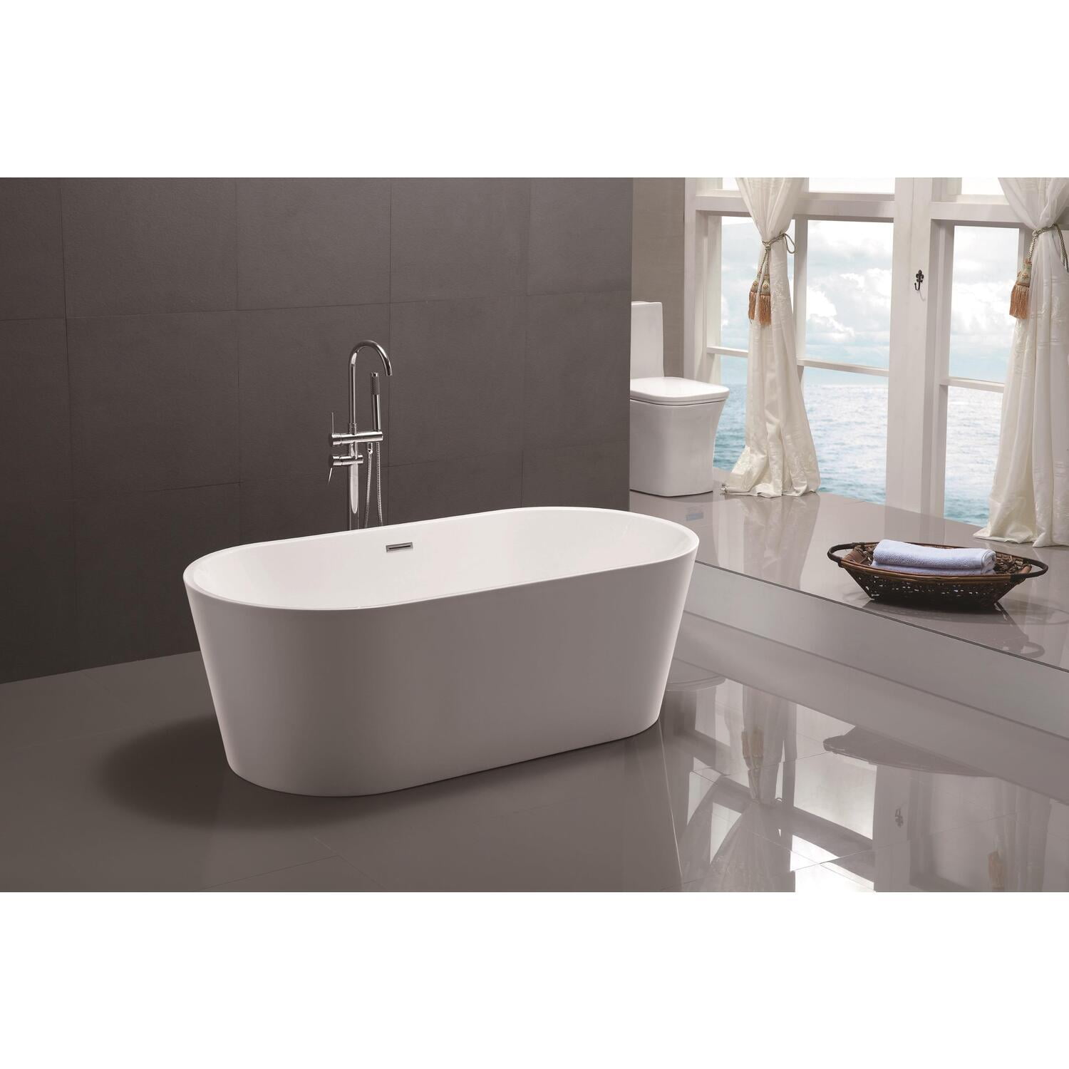 Freestanding Soaking Bathtub - Vanity Art 67.5 x 32 Zimbabwe | Ubuy