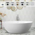 thumbnail image 1 of Vanity Art 69" x 40" Acrylic Freestanding Bathtub, 1 of 5