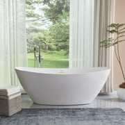Vanity Art 71 X 33 Acrylic Freestanding Bathtub