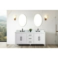 thumbnail image 1 of Vanity Art 72” Double Sink Bathroom Vanity Cabinet with Engineered Marble Countertop, 1 of 4