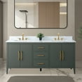 thumbnail image 1 of Vanity Art 72” Double Sink Bathroom Vanity Cabinet with Engineered Marble Countertop, 1 of 11