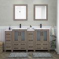 thumbnail image 1 of Vanity Art 72" Double Sink Freestanding Bathroom Vanity Set with Ceramic Top and Mirror, 1 of 10