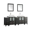 thumbnail image 1 of Vanity Art VA3124-84E 84 in. Double Sink Bathroom Vanity Set, Espresso, 1 of 5