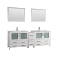 thumbnail image 1 of Vanity Art VA3036-84W 84 in. Double Sink Bathroom Vanity Set, White, 1 of 6