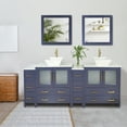 thumbnail image 1 of Vanity Art 96" Double Sink Bathroom Vanity Set with Engineered Marble Top and Free Mirrors, 1 of 3